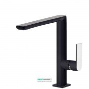 Смеситель для раковины Tres Loft colors однорычажный черный/хром 20020502NE