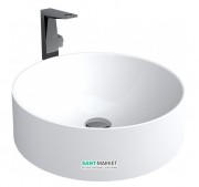 Раковина для ванной Miraggio Ellel 450 накладная  белый глянцевый 0000185