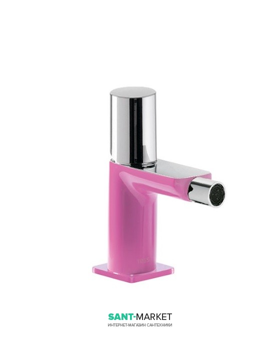 Смеситель для биде Tres Loft colors фуксия/хром 20012002FU