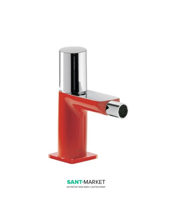 Смеситель для биде Tres Loft colors красный/хром 20012002RO