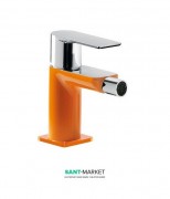 Змішувач для біде Tres Loft colors одноважільний помаранчевий/хром 20012001NA