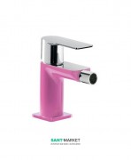 Смеситель для биде Tres Loft colors однорычажный фуксия/хром 20012001FU