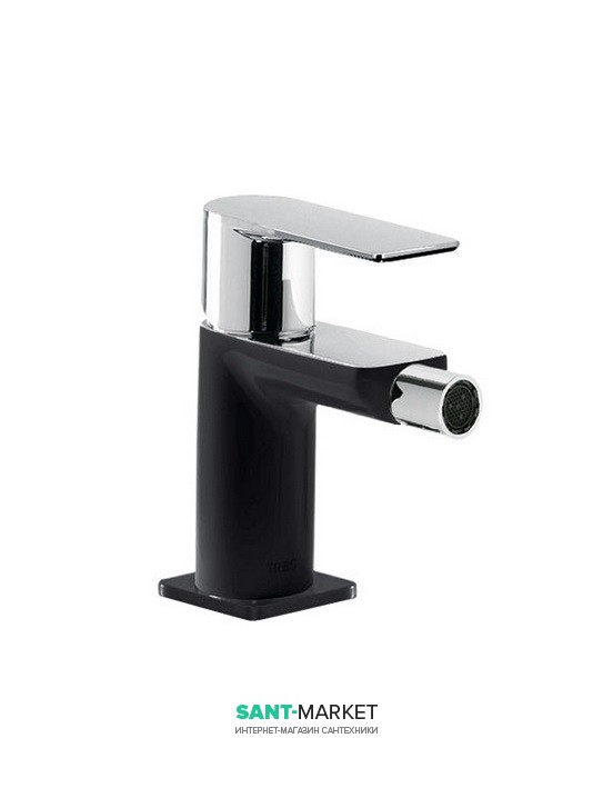 Смеситель для биде Tres Loft colors однорычажный черный/хром 20012001NE