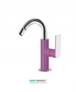 Смеситель для биде Tres Loft colors однорычажный фиолетовый/хром 20022401VI