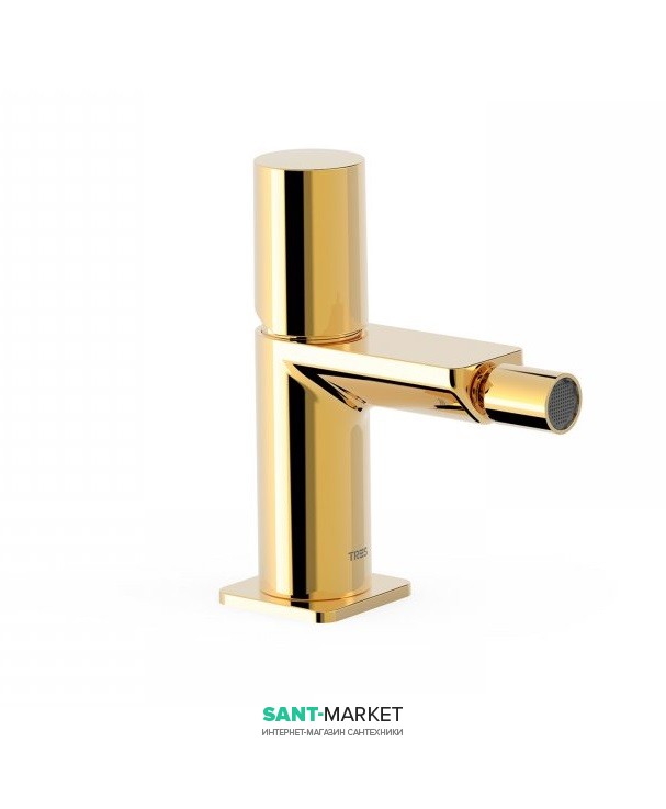 Смеситель для биде Tres Loft colors золото 20012002OR