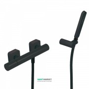 Смеситель для душа Tres Loft colors с ручным душем черный матовый 20016701NM