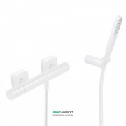 Смеситель для душа Tres Loft colors с ручным душем белый матовый 20016701BM