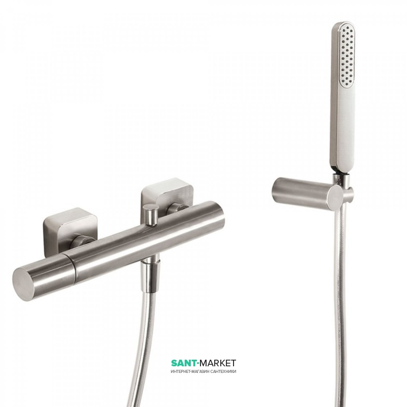 Змішувач для душа Tres Loft colors з ручним душем сталь 20016701AC