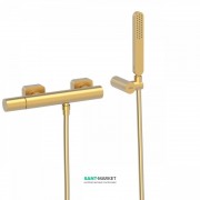Смеситель для душа Tres Loft colors с ручным душем матовое золото 20016701OM