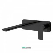 Змішувач для раковини Tres Loft colors настінний чорний матовий 20020002NM