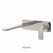 Смеситель для раковины Tres Loft colors настенный сталь 20020002AC