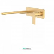 Смеситель для раковины Tres Loft colors настенный матовое золото 20020002OM