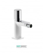 Смеситель для биде Tres Loft colors белый/хром 20012002BL