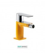 Смеситель для биде Tres Loft colors однорычажный янтарно-желтый/хром 20012001AM