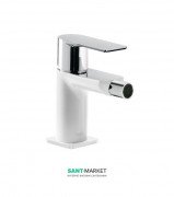 Змішувач для біде Tres Loft colors одноважільний білий/хром 20012001BL