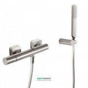 Смеситель для душа Tres Loft colors с ручным душем сталь 20016701AC