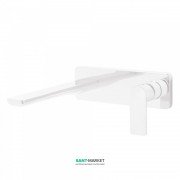 Змішувач для раковини Tres Loft colors настінний білий матовий 20020002BM