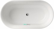 Ванна из искусственного камня PoolSpa Tuscan 150х80 см отдельно стоящая с сифоном белый PWKTS10ZPSC0000