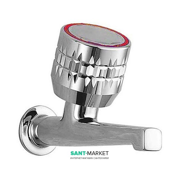 Кран для раковины Tres Ese-23 настенный для горячей воды хром 123520C