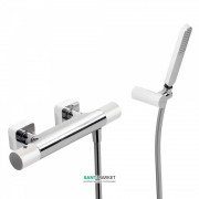 Термостат для душу Tres Loft colors з ручним душем білий/хром 20016409BL