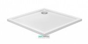 Душовий піддон квадратний PoolSpa Milano Flat 80х80 см Square з сифоном акрил білий PBKF110B0C00000