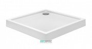 Душовий піддон квадратний PoolSpa Milano Modern 90х90 см Square з ніжками та сифоном акрил білий PBKM210BNC00000
