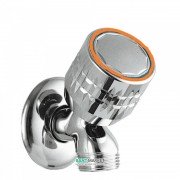 Запорный вентиль Tres Ese-23 для стиральной машины горячая вода 1/2'' - 3/4'' хром 123500C