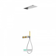 Душевая система скрытого монтажа Tres Block System colors  термостатическая янтарно-желтый/хром 20735202AM