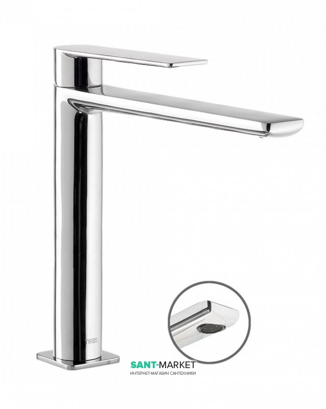 Смеситель для раковины Tres Loft-Tres однорычажный хром 20020303