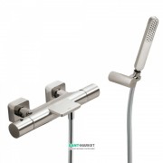 Термостат для ванной Tres Loft colors с ручным душем сталь 20017409AC