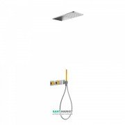 Душевая система скрытого монтажа Tres Block System colors  термостатическая янтарно-желтый/хром 20735202AM