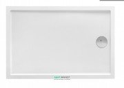 Душовий піддон прямокутний PoolSpa Galia Modern 120х80 см з ніжками та сифоном акрил білий PBKM410BNC00000