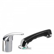 Смеситель с душевой лейкой для парикмахерской Tres Monotres однорычажный хром/черный 172450