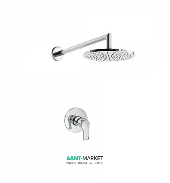 Душова система прихованого монтажу Tres K-tres з одноважільним змішувачем хром 169377