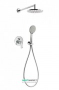 Душевая система скрытого монтажа Tres K-tres с однорычажным смесителем хром 6917501