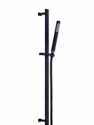 Душовий гарнітур зі штангою Paffoni Elle чорний матовий ZSAL 145 NO