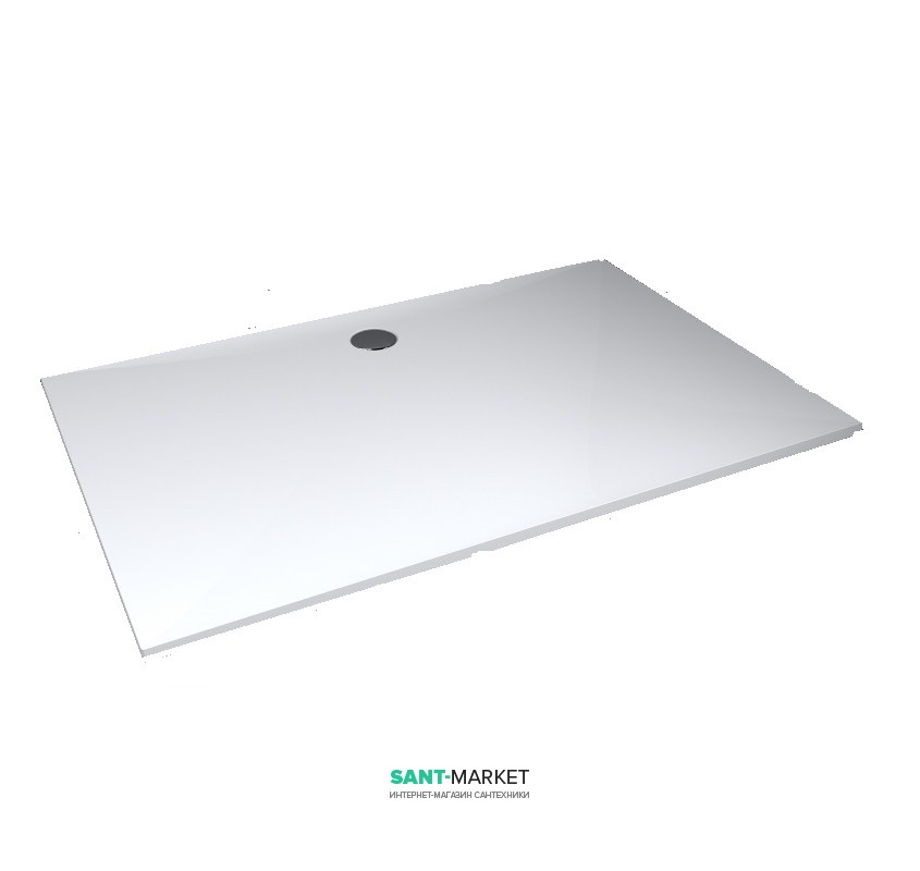 Душевой поддон Miraggio Brugge 1400 прямоугольный белый глянцевый 0000612