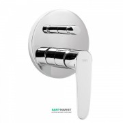 Смеситель для душа скрытого монтажа Tres Flat-tres однорычажный 2 потребителя хром 20418001