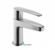 Смеситель для раковины Tres Flat-tres однорычажный с донным клапаном хром 20410301D