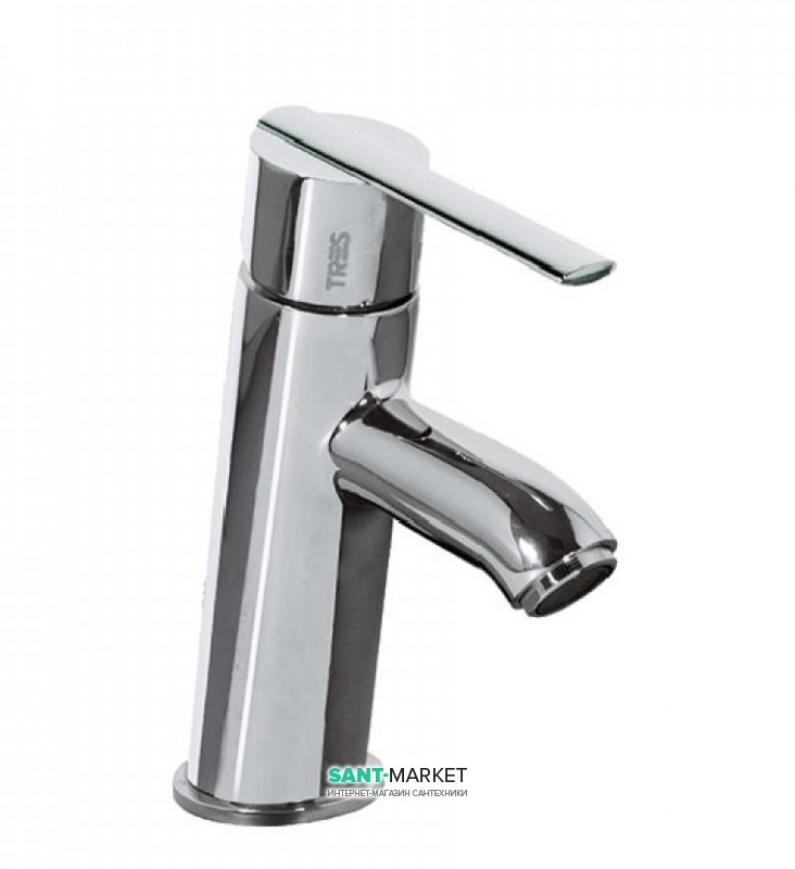Змішувач для раковини Tres Lex-tres одноважільний з донним клапаном хром 186903