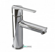 Змішувач для раковини Tres Lex-tres одноважільний з донним клапаном хром 186203