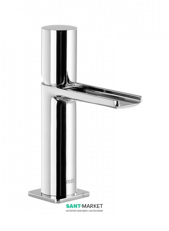 Смеситель для раковины Tres Loft-Tres с открытым каскадным изливом хром 20011002