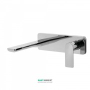 Змішувач для раковини Tres Loft-Tres одноважільний настінний хром 20020003