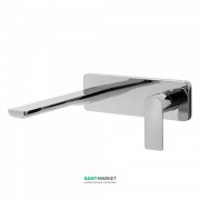 Змішувач для раковини Tres Loft-Tres одноважільний настінний хром 20020002