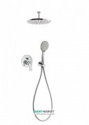 Душова система прихованого монтажу Tres K-tres з одноважільним змішувачем хром 06918080