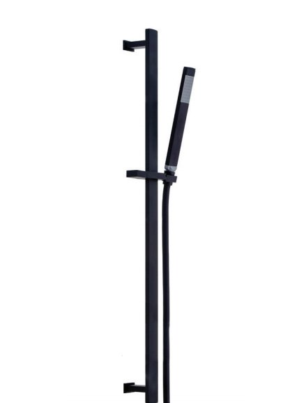 Душевой гарнитур со штангой Paffoni Elle черный матовый ZSAL 145 NO