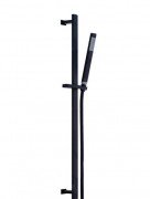 Душевой гарнитур со штангой Paffoni Elle черный матовый ZSAL 145 NO