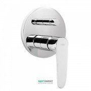 Смеситель для душа скрытого монтажа Tres Flat-tres однорычажный 2 потребителя хром 20418001