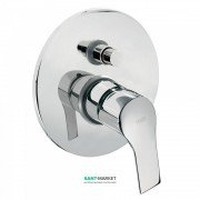 Смеситель для душа скрытого монтажа Tres K-tres однорычажный 2 потребителя хром 06918012