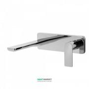 Змішувач для раковини Tres Loft-Tres одноважільний настінний хром 20020003